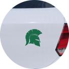 Adesivo de Carro Elmo Espartano - Cor Verde