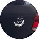 Adesivo de Carro Espírito Livre - Free Spirit - Cor Branco