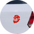 Adesivo de Carro Leprechaun Duende Gnomo - Cor Vermelho