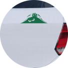Adesivo de Carro Monstro Escondido Espiando - Cor Verde Claro