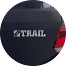Adesivo de Carro Moto Big Trail Trilha - Cor Prata
