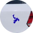 Adesivo de Carro Motocross Manobras Radicais - Cor Azul Adesivo de Carro Motocross Manobras Radicais - Cor Azul