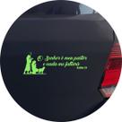 Adesivo de Carro O senhor é meu pastor Salmo 23