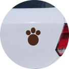 Adesivo de Carro Pegada de Pata de Coelho - Cor Branco