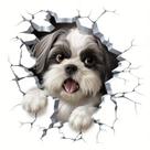 Adesivo de Carro Shih tzu Mod02
