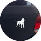 Adesivo de Carro Staffordshire Bull Terrier - Cor Amarelo