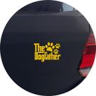 Adesivo de Carro The Dogfather - O Pai de Cachorro - Cor Amarelo