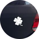 Adesivo de Carro Trevo da Sorte 4 Folhas - Cor Verde