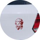 Adesivo de Carro Zeus Deus Grego - Cor Vinho Adesivo de Carro Zeus Deus Grego - Cor Vinho
