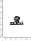 Adesivo de Chapéu Country Ariat Preto e Branco
