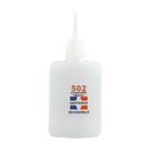 Adesivo de cianoacrilato de secagem rápida instantâneo Super Glue 502 40 ml