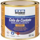 Adesivo De Contato Tekbond 400 G Alto Desempenho Com Toluol - Cola Para Madeira, Couro, Metais E