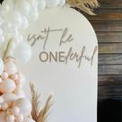 Adesivo de fundo CANTLY Isn't He Onederful 1st Birthday Party