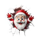 Adesivo De Natal Para Banheiro Boneco De Neve Decoração De Festa De Natal Decoração De Banheiro De