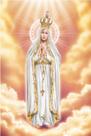 Adesivo de Nossa Senhora de Fátima para Carro, Moto e Notebook