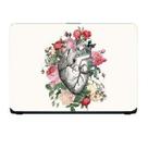 Adesivo de Notebook Coração e Flores Mod01