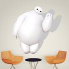 Adesivo de parede 3D Baymax Cartoon para quarto e decoração de crianças