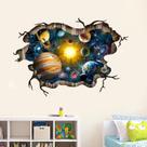 Adesivo de parede 3D Solar System Kids Room Space Decor