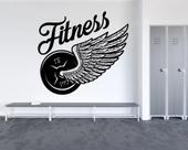 Adesivo de parede academia e musculação