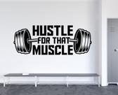 Adesivo de parede academia e musculação