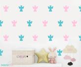 adesivo de parede anjinhos decoração infantil berçário