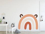 Adesivo de Parede Arco Iris Boho Pastel Rainbow
