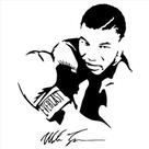 Adesivo de parede Boxing Champion para ginástica e decoração de casa 45x50cm Adesivo de parede Boxing Champion para ginástica e decoração de casa 45x50cm