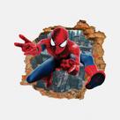 Adesivo de Parede Buraco Falso Recortado 3d Homem Aranha 2 PPDAD005