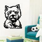 Adesivo de Parede Cachorro Yorkshire Cão Dog Pet Shop