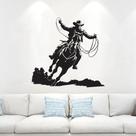 Adesivo de Parede Cavalo Cowboy Fazenda Hipismo decoração