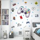 Adesivo de Parede Controle de Vídeo Games Memes Jogos Play