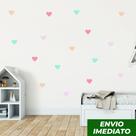 Adesivo de Parede Coração 6cm 160 Und Fofinho Decoração