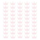 Adesivo de Parede Coroa Rosa Bebê 50un Adesivo de Parede Coroa Rosa Bebê 50un
