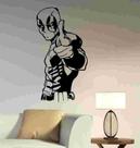 Adesivo de parede Deadpool Movie Character para decoração de casa 45x50cm
