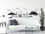 adesivo de parede decoração de quarto sala snoopy desenhos clássicos adesivo de parede decoração de quarto sala snoopy desenhos clássicos