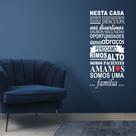 Adesivo De Parede Decorativo Decal Lar Doce Lar