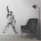 Adesivo De Parede Decorativo Decal Retro Freddie Mercury