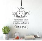 Adesivo De Parede Decorativo Frase Bem Vindo Com Lâmpada