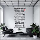 Adesivo De Parede Decorativo Frase Bem Vindo Fisioterapia