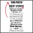 Adesivo De Parede Decorativo Frase Bem Vindo PODOLOGIA