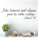 Adesivo De Parede Decorativo Frase Salmo 91
