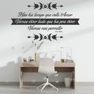 Adesivo De Parede Decorativo Frase Vamos Viver Tudo - Lulu
