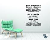 Adesivo de Parede Decorativo Frases Sola Scriptura