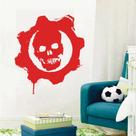 Adesivo de Parede Decorativo Game Gamer Gears Of War