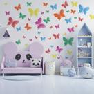 Adesivo De Parede Decorativo Infantil Borboletas Adesivo De Parede Decorativo Infantil Borboletas