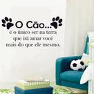 Adesivo de Parede Decorativo Pet Shop Dog Frase Amigo