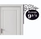 Adesivo de Parede Decorativo Plataforma 9 3/4 Harry Potter