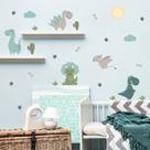 Adesivo de Parede Dinossauros Jurassic Baby Cobre 1m²