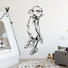 Adesivo de parede Dobby Alien Character para decoração de casa Adesivo de parede Dobby Alien Character para decoração de casa