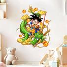 adesivo de parede dragon ball shenlong decoração quarto sala desenho filme games